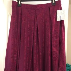NWT Lularoe Elegant Madison - metallic magenta